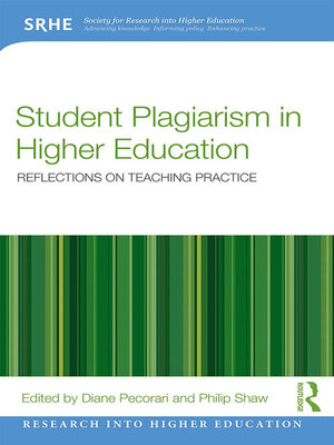 cover image of Student Plagiarism in Higher Education